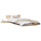 Bettgestell Braun 90 x 190 cm Holz