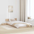 Bettgestell Braun 75 x 190 cm Holz