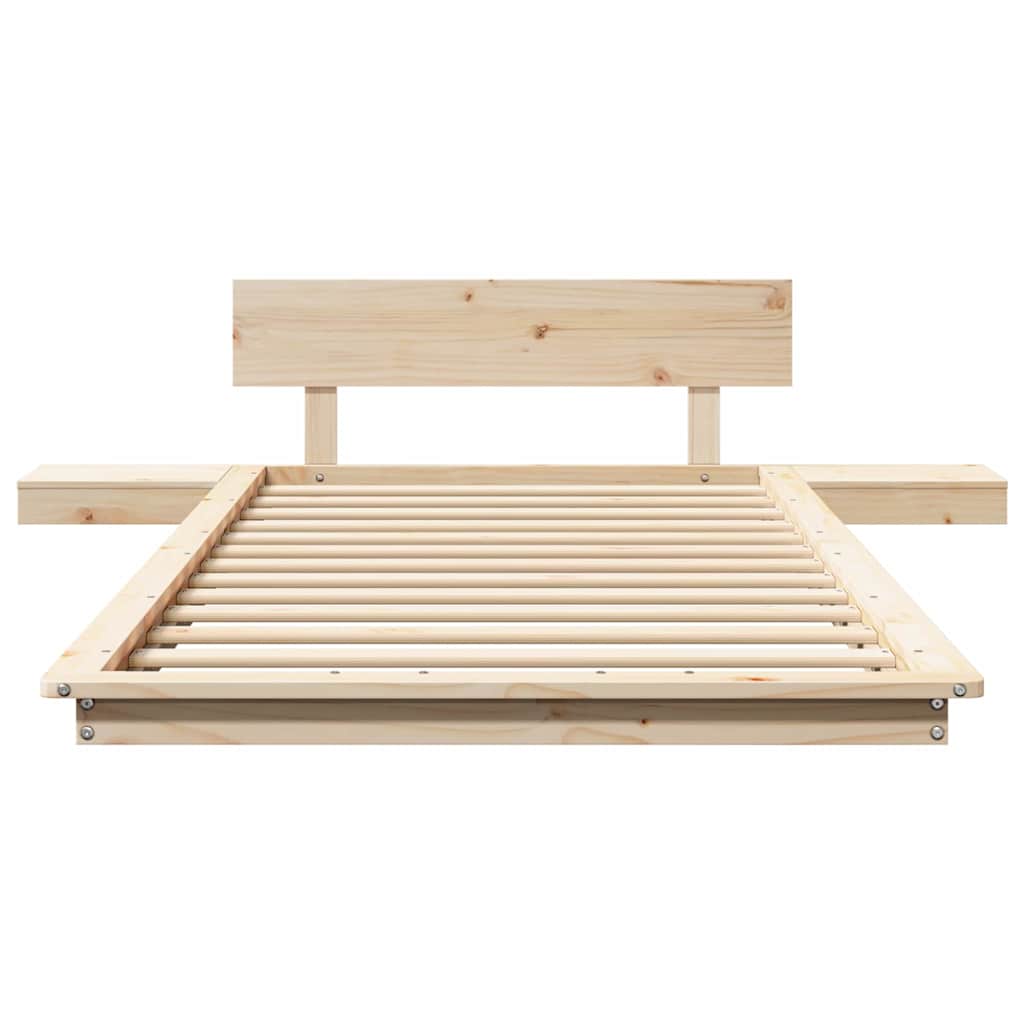 Bettgestell Braun 75 x 190 cm Holz