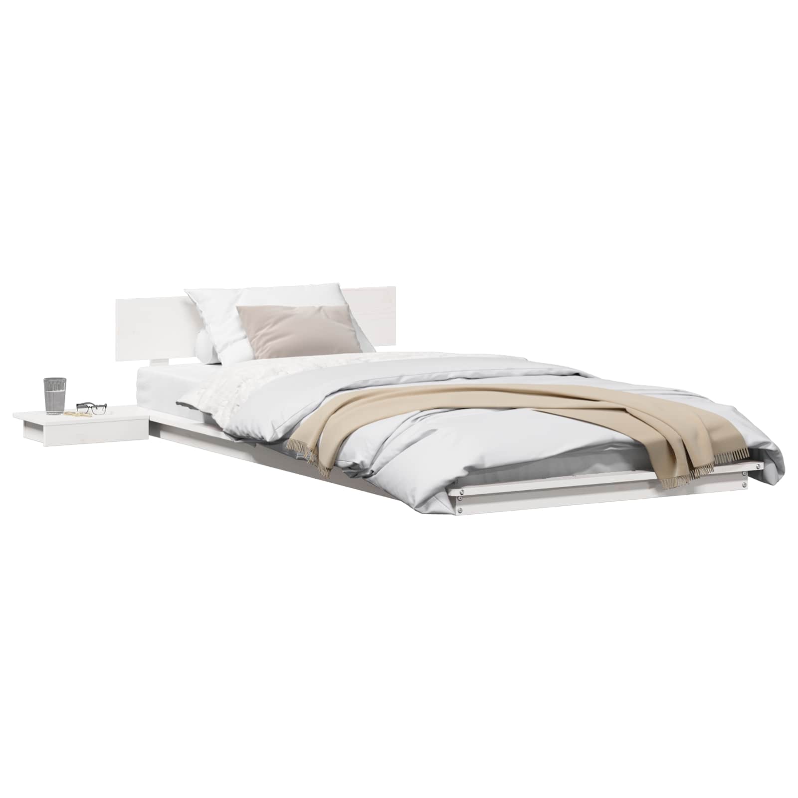 Bettgestell Braun 75 x 190 cm Holz