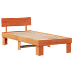 Bettrahmen Wachsbraun 90 x 190 cm Massives Kiefernholz