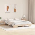 Bettrahmen Natur 160 x 200 cm Massives Kiefernholz