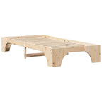 Bettrahmen Natur 80 x 200 cm Massives Kiefernholz