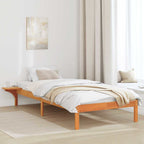 Bettrahmen Wachsbraun 75 x 190 cm Massives Kiefernholz