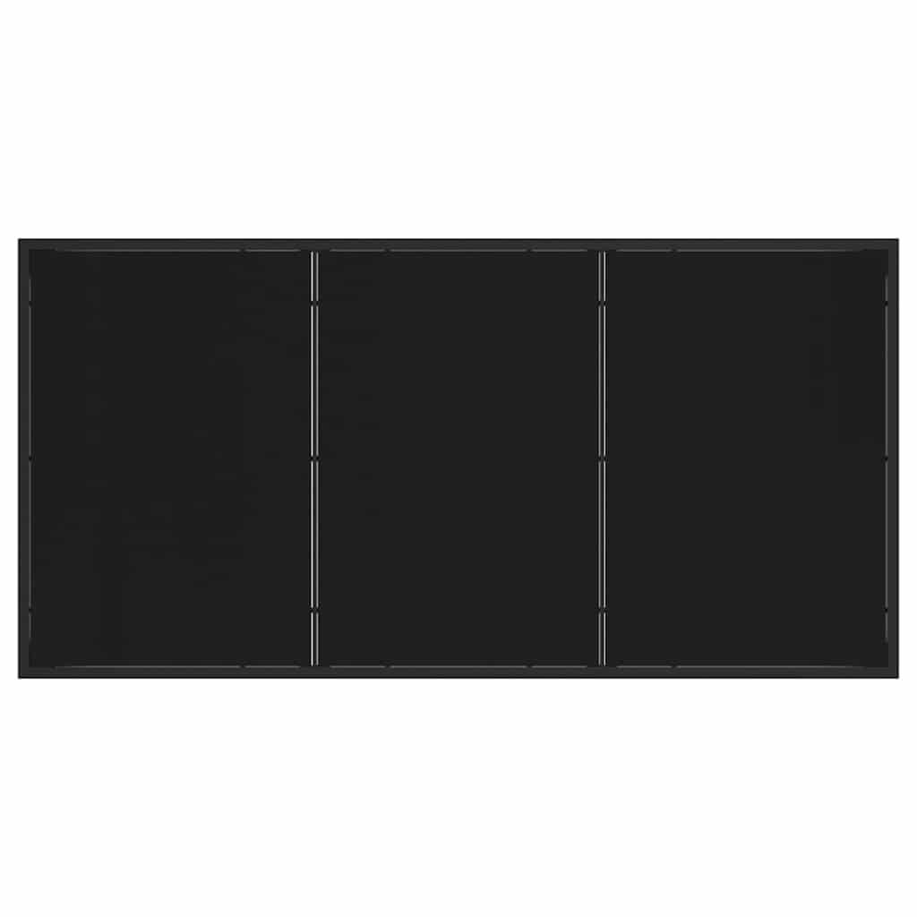 Garten Essgruppe 5 pcs Schwarz 160 x 80 x 73 cm