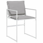 Garten Essgruppe 5 pcs Weiß 160 x 80 x 73 cm