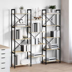 Bücherregal Sonoma-Eiche 156 x 25 x 167 cm Holzwerkstoff