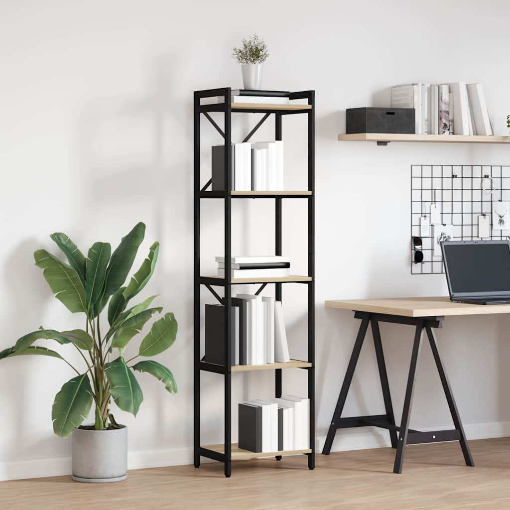 Bücherregal Sonoma-Eiche 40 x 30 x 155 cm Holzwerkstoff