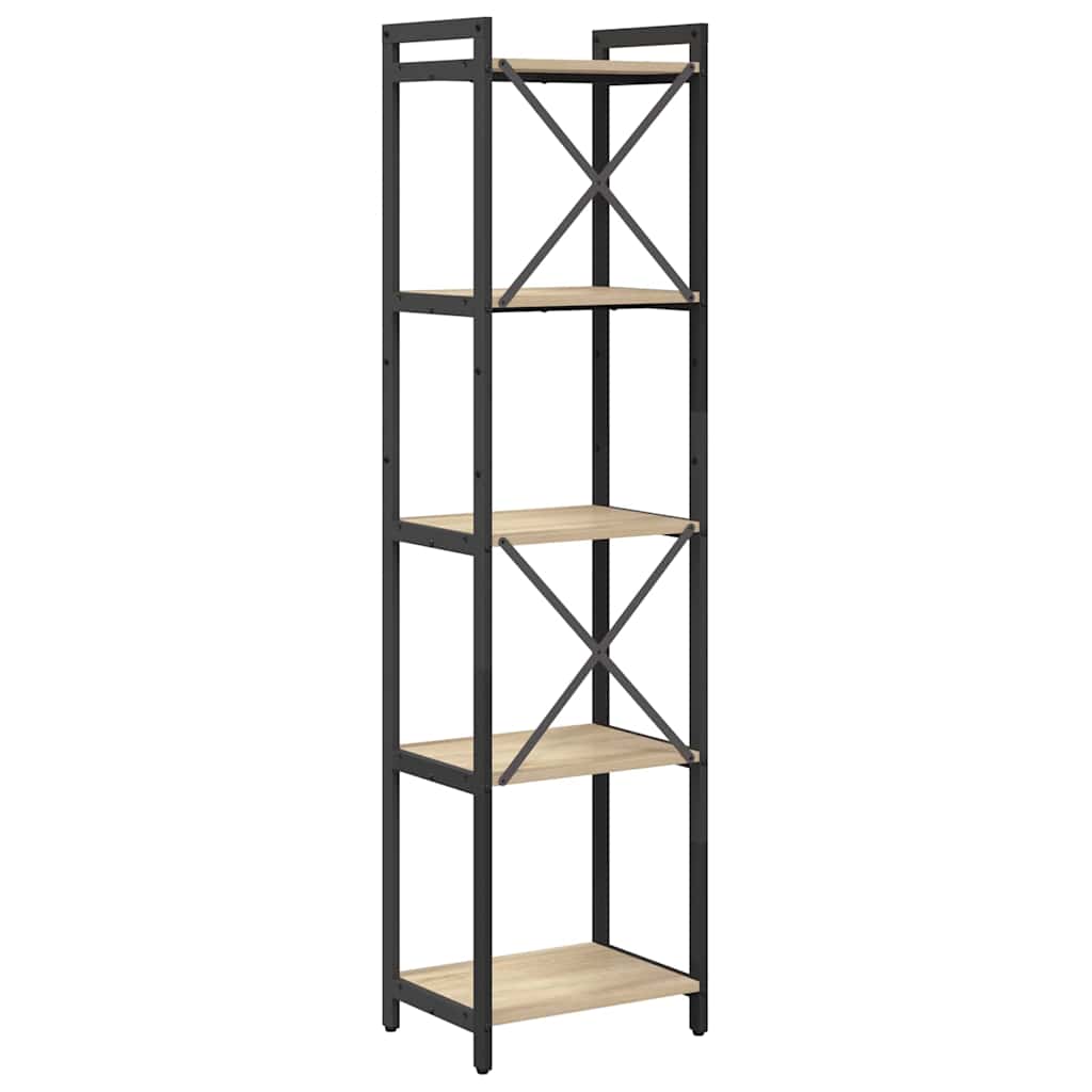 Bücherregal Sonoma-Eiche 40 x 30 x 155 cm Holzwerkstoff