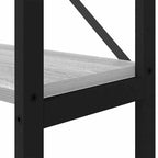 Bücherregal Grau Sonoma 40 x 30 x 155 cm Holzwerkstoff