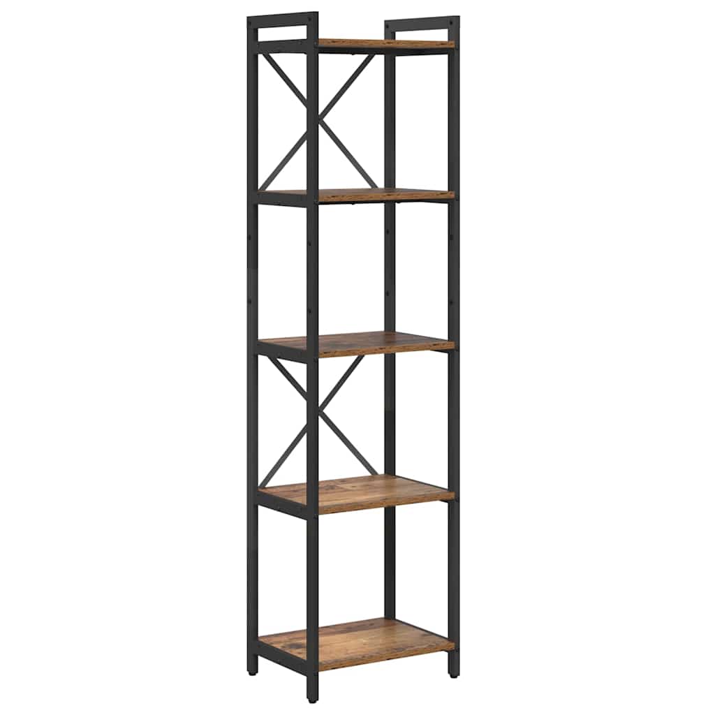 Bücherregal Altholz 40 x 30 x 155 cm Holzwerkstoff