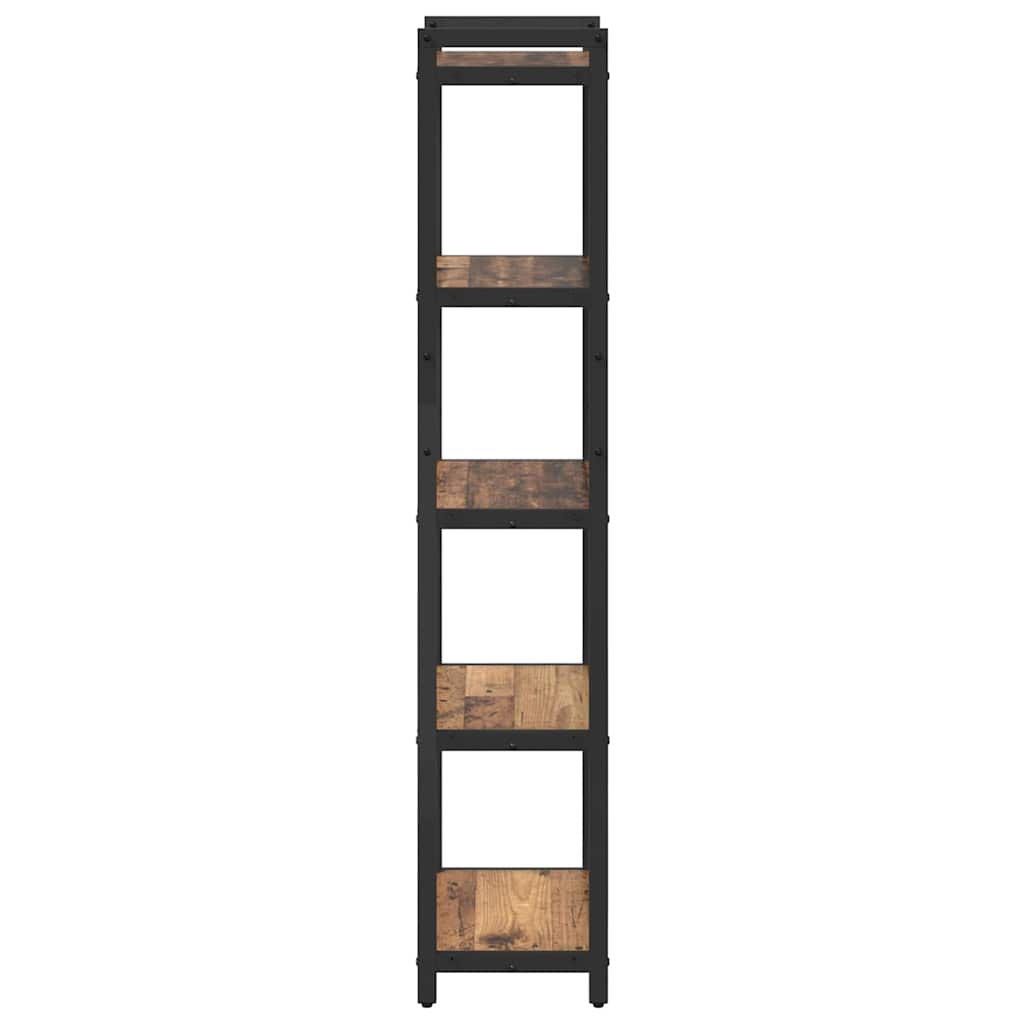 Bücherregal Altholz 40 x 30 x 155 cm Holzwerkstoff