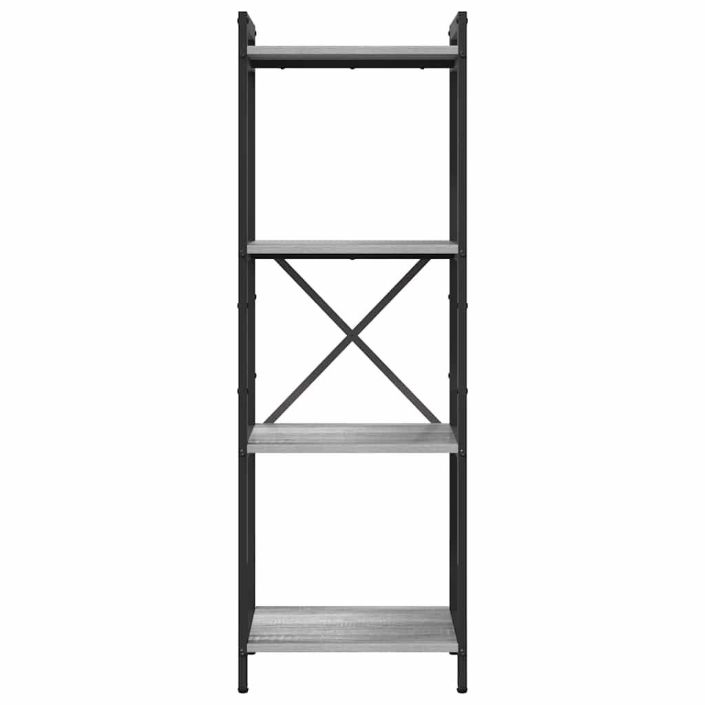 Bücherregal Grau Sonoma 40 x 30 x 119 cm Holzwerkstoff