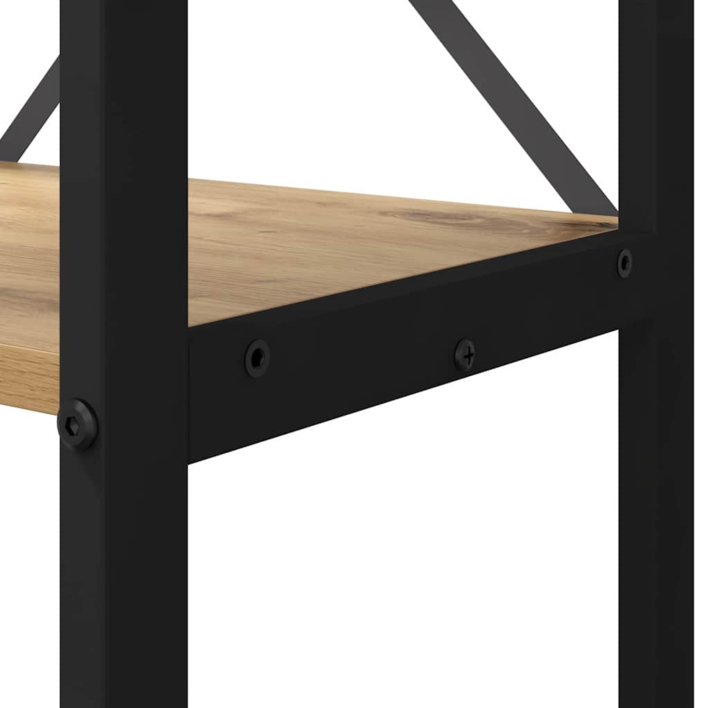 Bücherregal Artisan-Eiche 40 x 30 x 119 cm Holzwerkstoff