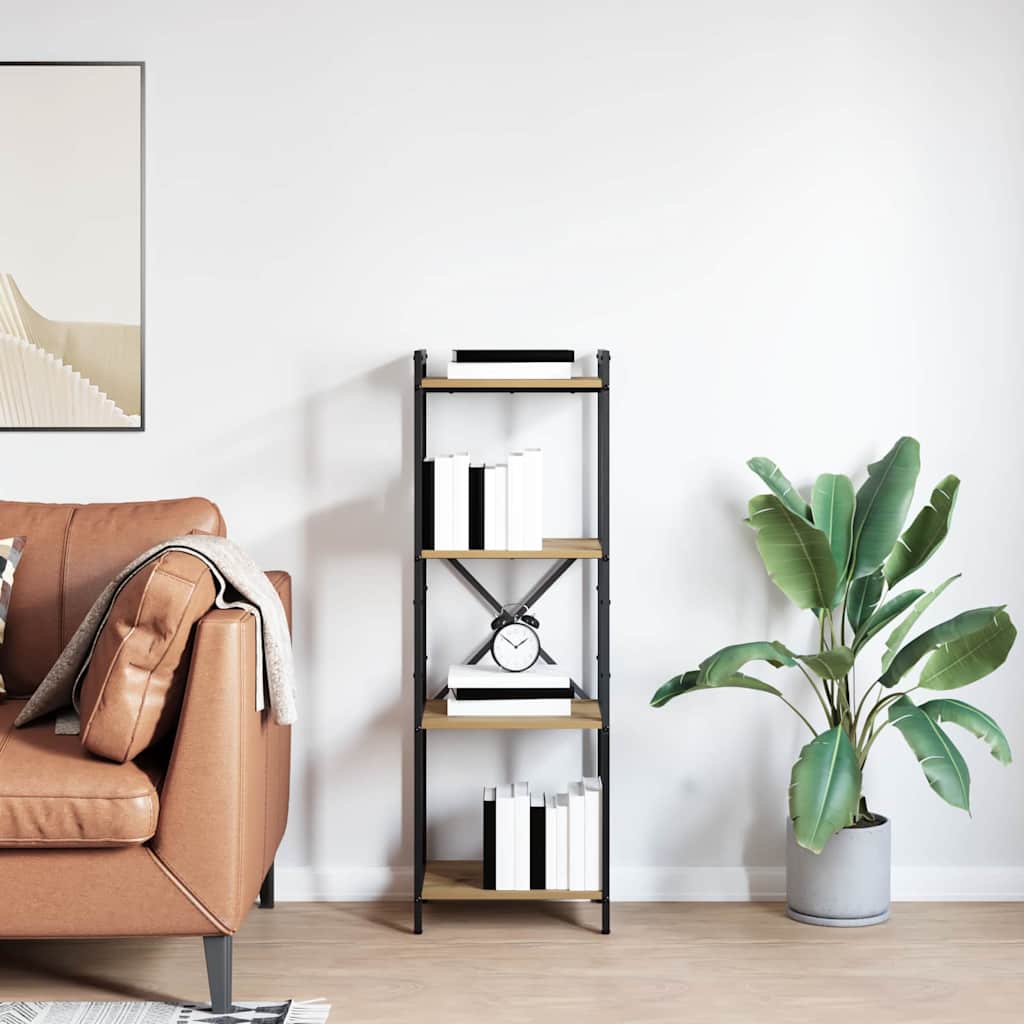 Bücherregal Artisan-Eiche 40 x 30 x 119 cm Holzwerkstoff