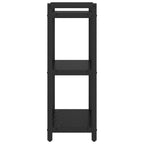 Bücherregal Schwarz Eichen-Optik 40 x 30 x 85 cm Holzwerkstoff