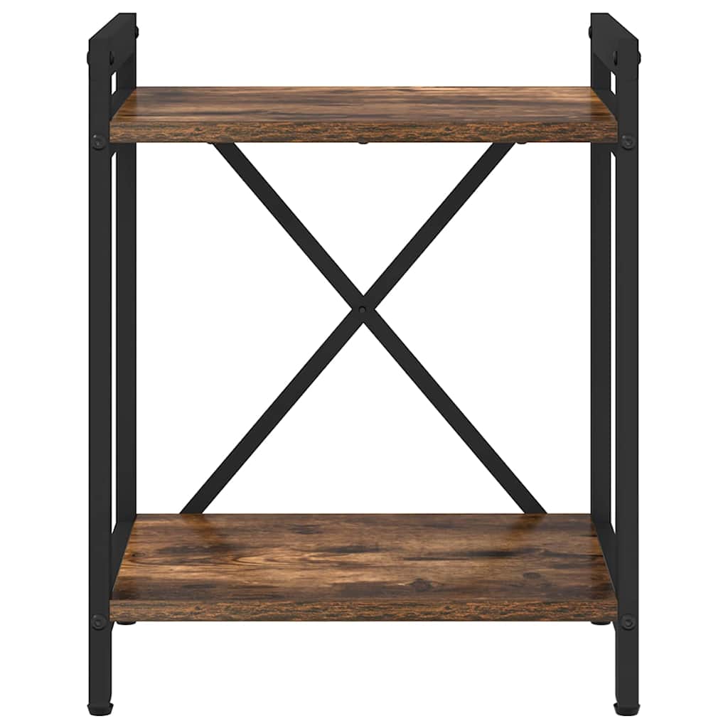 Bücherregal Geräucherte Eiche 40 x 30 x 50 cm Holzwerkstoff