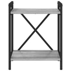 Bücherregal Grau Sonoma 40 x 30 x 50 cm Holzwerkstoff