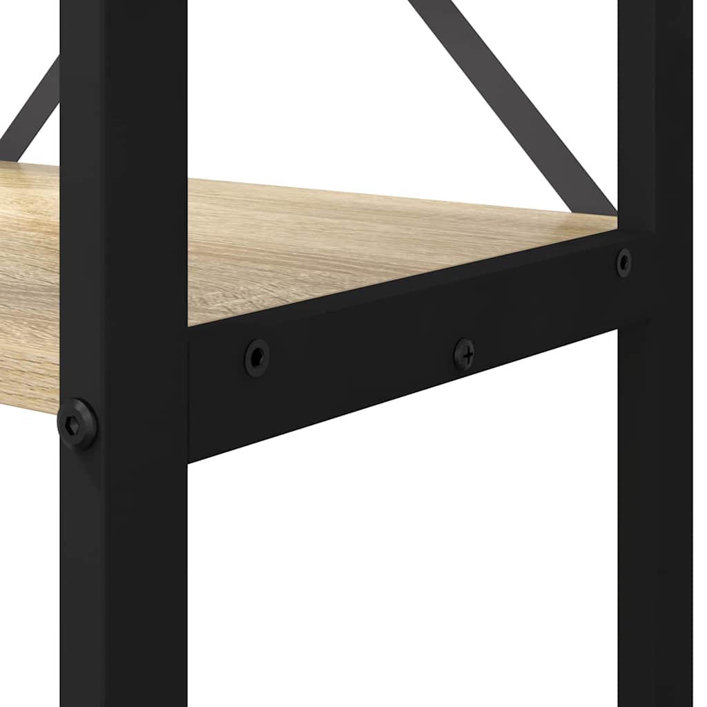 Bücherregal Sonoma-Eiche 60 x 30 x 189,5 cm Holzwerkstoff