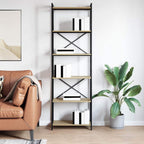 Bücherregal Sonoma-Eiche 60 x 30 x 189,5 cm Holzwerkstoff