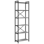 Bücherregal Grau Sonoma 60 x 30 x 189,5 cm Holzwerkstoff