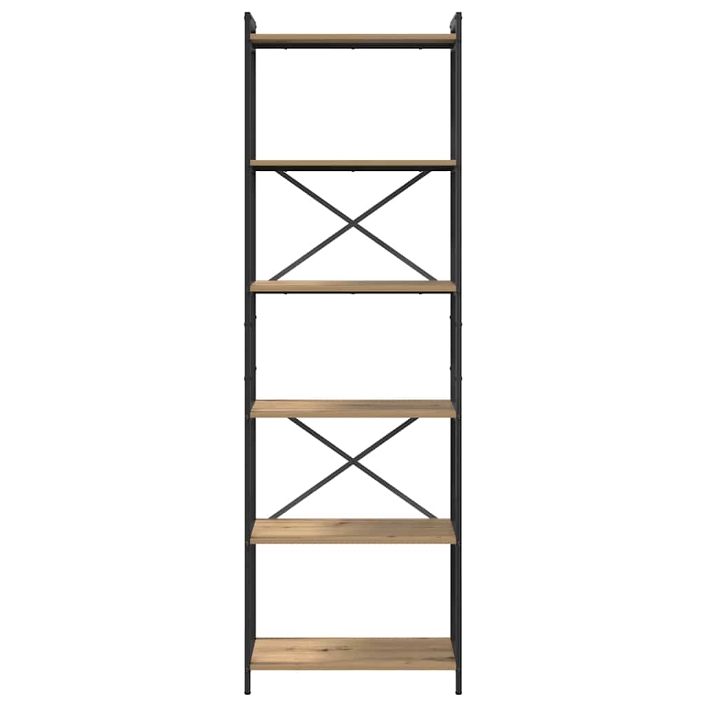 Bücherregal Artisan-Eiche 60 x 30 x 189,5 cm Holzwerkstoff