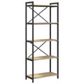 Bücherregal Sonoma-Eiche 60 x 30 x 155 cm Holzwerkstoff