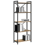 Bücherregal Artisan-Eiche 60 x 30 x 155 cm Holzwerkstoff