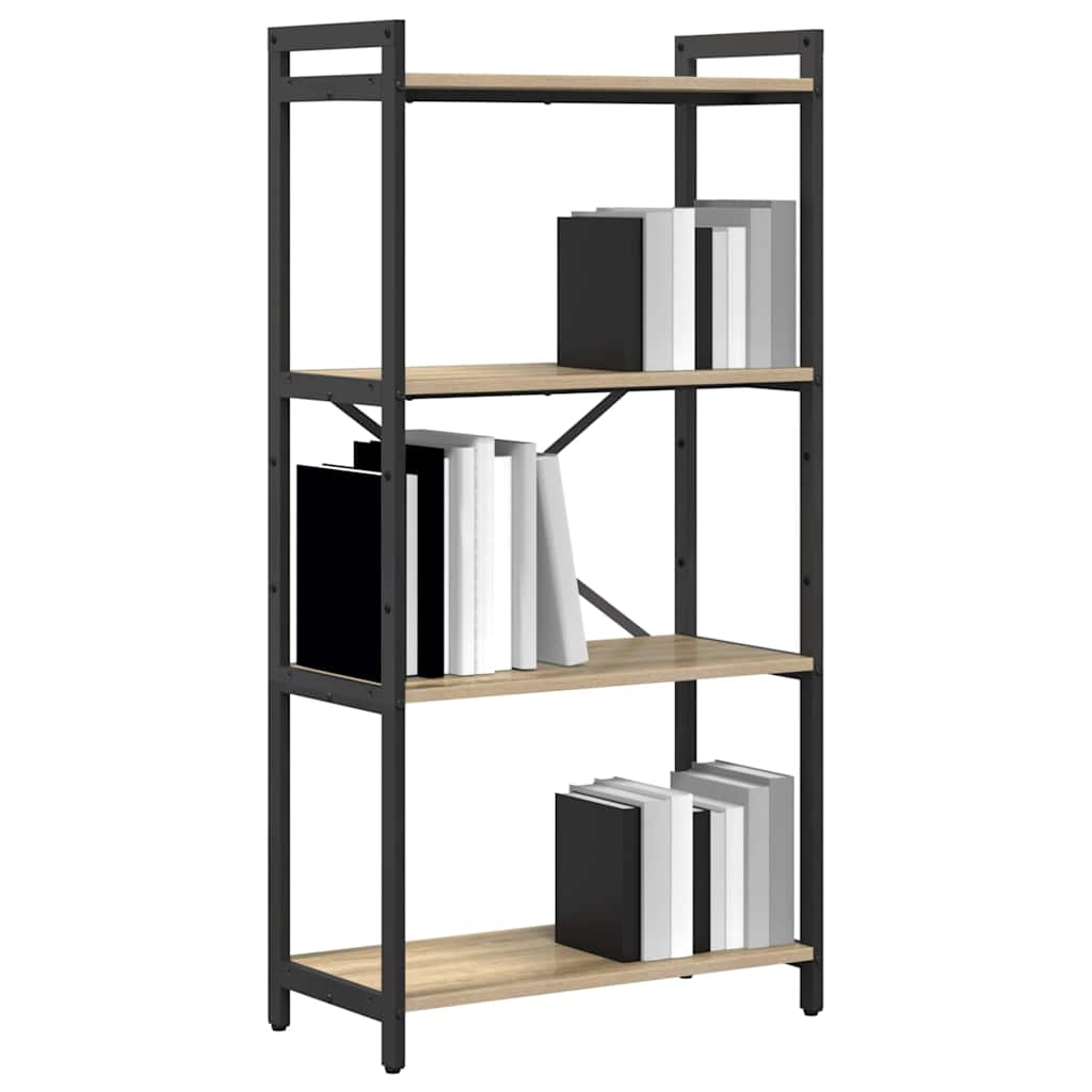 Bücherregal Sonoma-Eiche 60 x 30 x 120 cm Holzwerkstoff