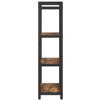 Bücherregal Geräucherte Eiche 60 x 30 x 120 cm Holzwerkstoff