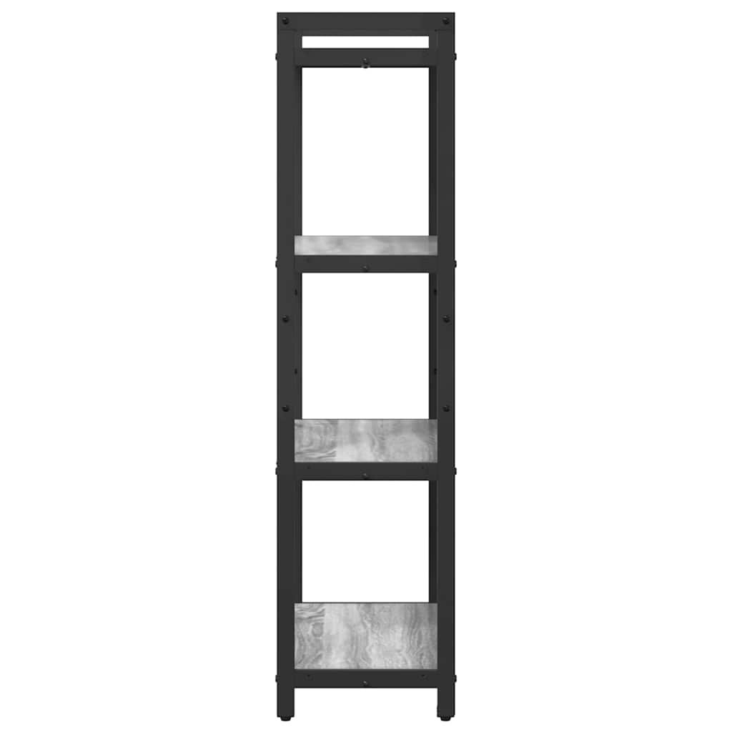 Bücherregal Grau Sonoma 60 x 30 x 120 cm Holzwerkstoff