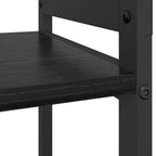 Bücherregal Schwarz Eichen-Optik 60 x 30 x 85 cm Holzwerkstoff