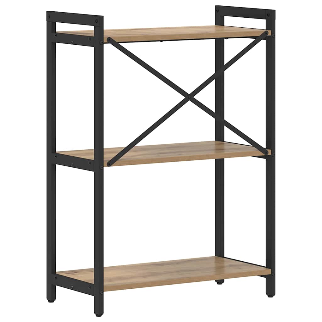 Bücherregal Artisan-Eiche 60 x 30 x 85 cm Holzwerkstoff