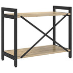 Bücherregal Sonoma-Eiche 60 x 30 x 50 cm Holzwerkstoff