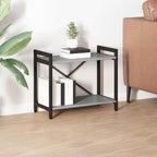Bücherregal Grau Sonoma 60 x 30 x 50 cm Holzwerkstoff