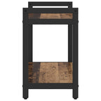 Bücherregal Altholz 60 x 30 x 50 cm Holzwerkstoff