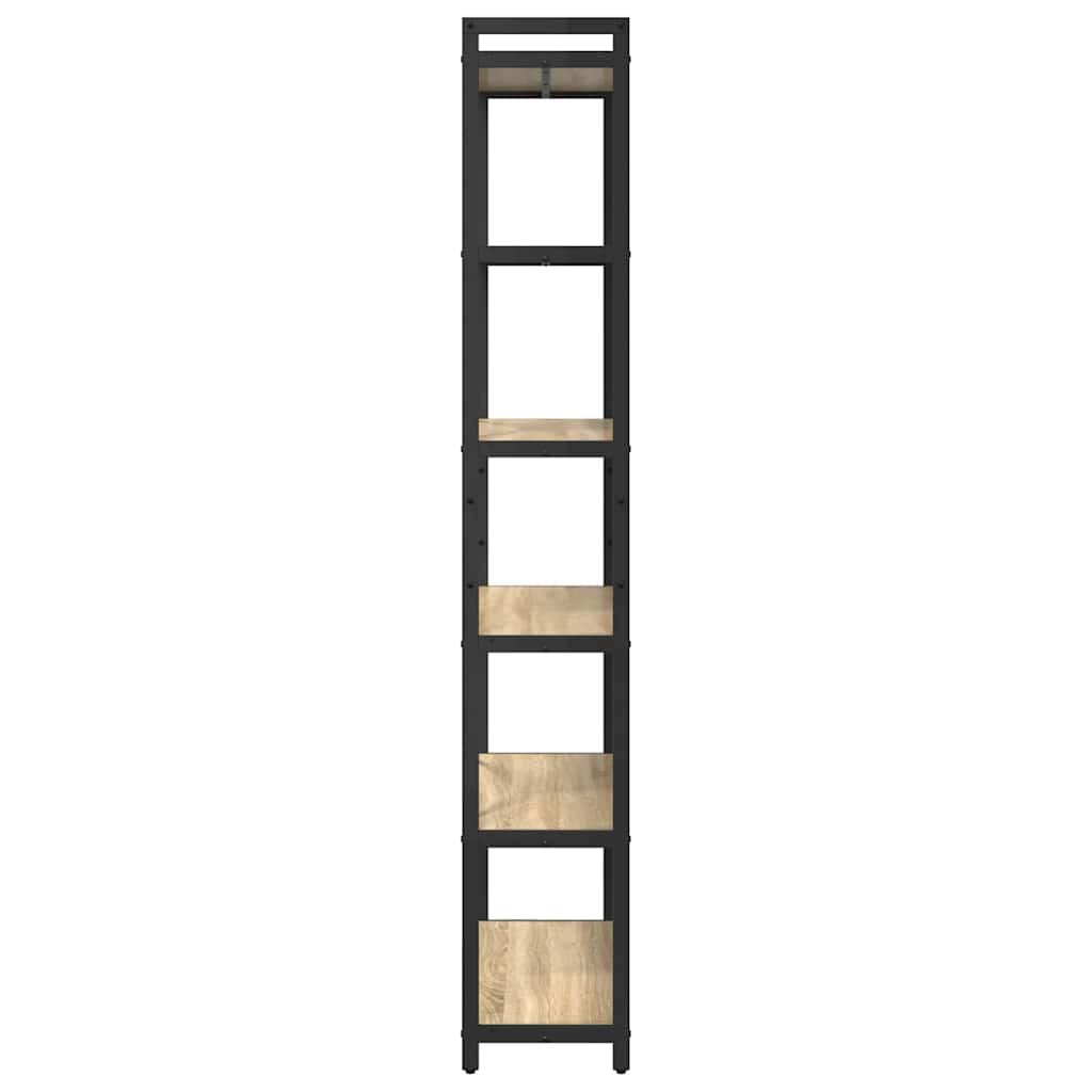 Bücherregal Sonoma-Eiche 80 x 30 x 189,5 cm Holzwerkstoff