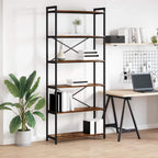 Bücherregal Geräucherte Eiche 80 x 30 x 189,5 cm Holzwerkstoff