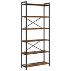 Bücherregal Geräucherte Eiche 80 x 30 x 189,5 cm Holzwerkstoff
