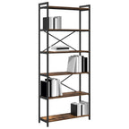 Bücherregal Geräucherte Eiche 80 x 30 x 189,5 cm Holzwerkstoff