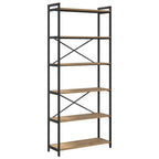 Bücherregal Artisan-Eiche 80 x 30 x 189,5 cm Holzwerkstoff