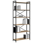Bücherregal Artisan-Eiche 80 x 30 x 189,5 cm Holzwerkstoff
