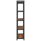 Bücherregal Geräucherte Eiche 80 x 30 x 155 cm Holzwerkstoff
