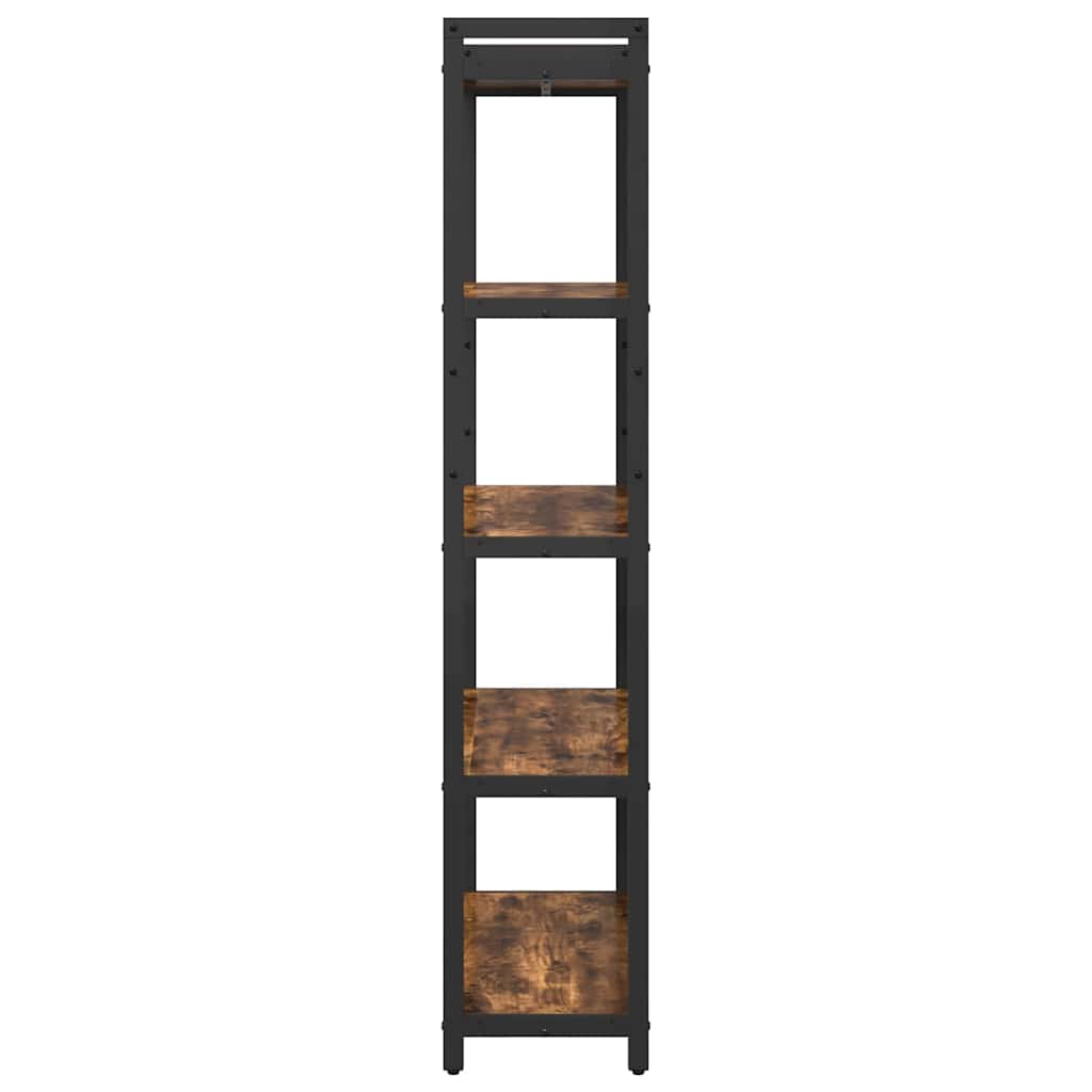 Bücherregal Geräucherte Eiche 80 x 30 x 155 cm Holzwerkstoff