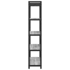 Bücherregal Grau Sonoma 80 x 30 x 155 cm Holzwerkstoff