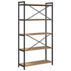 Bücherregal Artisan-Eiche 80 x 30 x 155 cm Holzwerkstoff