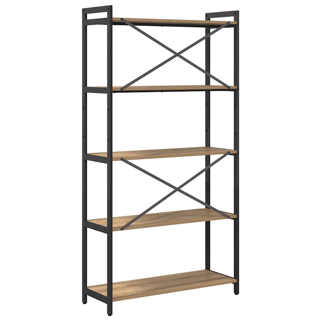Bücherregal Artisan-Eiche 80 x 30 x 155 cm Holzwerkstoff