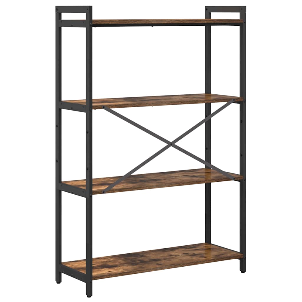 Bücherregal Geräucherte Eiche 80 x 30 x 120 cm Holzwerkstoff
