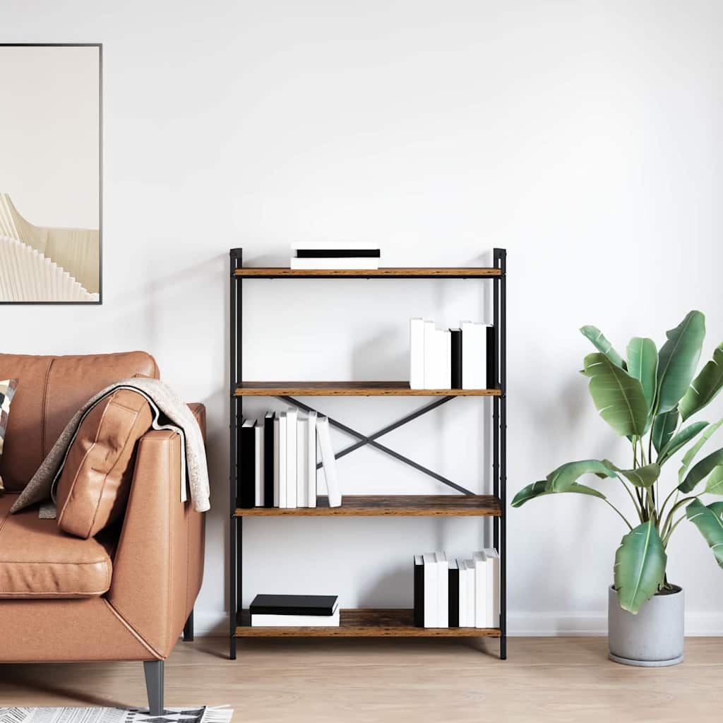 Bücherregal Altholz 80 x 30 x 120 cm Holzwerkstoff