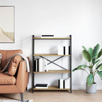 Bücherregal Artisan-Eiche 80 x 30 x 120 cm Holzwerkstoff